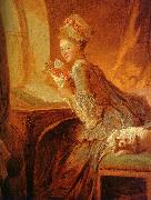 Jean-Honore Fragonard The Love Letter Spain oil painting reproduction